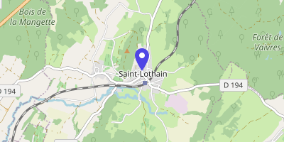 Carte OpenStreetMap — 26 route du Revermont, Saint-Lothain