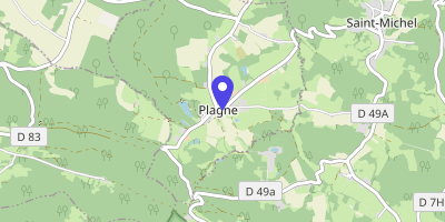 Carte OpenStreetMap — Place de la Mairie, Lescuns