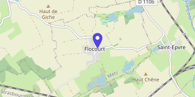 Carte OpenStreetMap — 1 rue du Midi, Flocourt