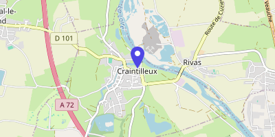 Carte OpenStreetMap — Place Jean-Dussurgey, Craintilleux