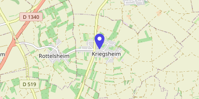 Carte OpenStreetMap — 8 Grand'rue, Kriegsheim