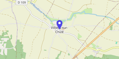 Carte OpenStreetMap — Place de la Fontaine, Villiers-sur-Chizé