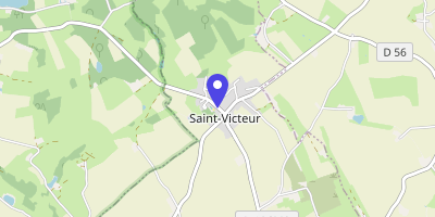 Carte OpenStreetMap — 3 bis rue du Four-à-Chanvre, Saint-Victeur