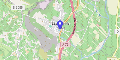 Carte OpenStreetMap — Rue de la Mairie, Lézignan-la-Cèbe
