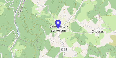 Carte OpenStreetMap — 4 rue des Écoles, Saint-Victor-sur-Arlanc