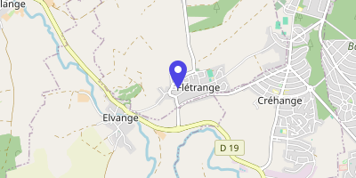 Carte OpenStreetMap — 7 rue de l'Église, Flétrange