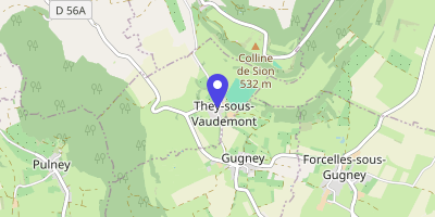 Carte OpenStreetMap — 2 rue de la Colline, They-sous-Vaudémont