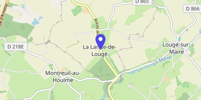 Carte OpenStreetMap — 3 route du Bois, La Lande-de-Lougé