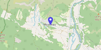 Carte OpenStreetMap — 46 allée de Jouvenine, Mirabeau