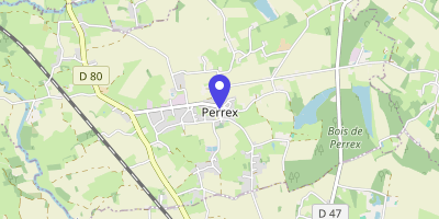 Carte OpenStreetMap — 116 Grande rue, Perrex