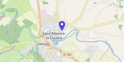 Carte OpenStreetMap — 58 rue Principale, Saint-Maurice-la-Clouère