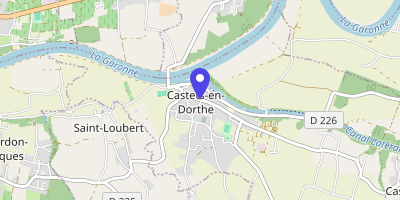 Carte OpenStreetMap — 650 route Jean-Baptiste-de-Baudre, Castets-et-Castillon