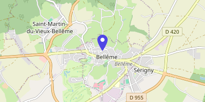 Carte OpenStreetMap — 1 place de la République, Bellême