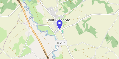 Carte OpenStreetMap — 1 place du 27-Août-1944, Saint-Hippolyte