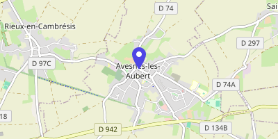 Carte OpenStreetMap — 3 rue Camélinat, Avesnes-les-Aubert