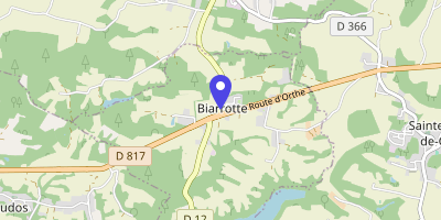 Carte OpenStreetMap — 10 place de la Mairie, Biarrotte