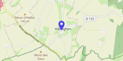 Carte OpenStreetMap — 57 rue de l'École, Halinghen