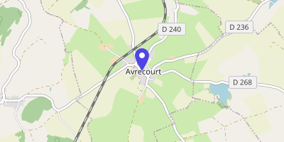 Carte OpenStreetMap — Rue du Centre, Avrecourt