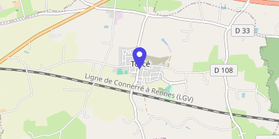 Carte OpenStreetMap — 5 rue de la Mairie, Torcé