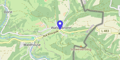 Carte OpenStreetMap — 109 rue Principale, Walschbronn