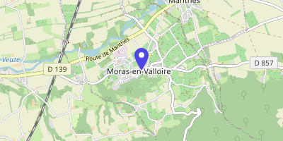 Carte OpenStreetMap — 68 rue Maurice-Savin, Moras-en-Valloire