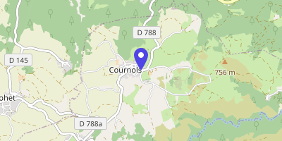 Carte OpenStreetMap — 172 rue des Lavoirs, Cournols