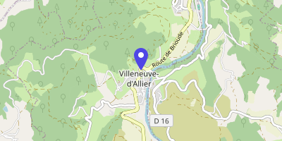Carte OpenStreetMap — 164 route de Brioude, Villeneuve-d'Allier