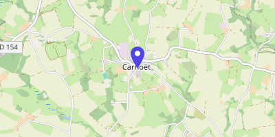 Carte OpenStreetMap — 7 place de la Mairie, Carnoët