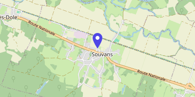 Carte OpenStreetMap — 4 place de la Mairie, Souvans