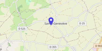 Carte OpenStreetMap — 3 route de l'Église, Sainte-Geneviève