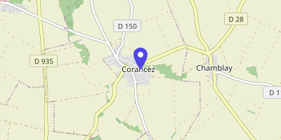 Carte OpenStreetMap — 4 rue de la Mairie, Corancez