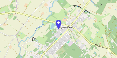 Carte OpenStreetMap — 2 rue des Écoles, Lailly-en-Val