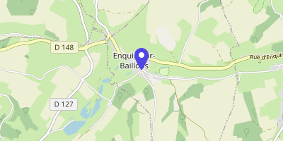 Carte OpenStreetMap — 1 rue des Étangs, Enquin-sur-Baillons