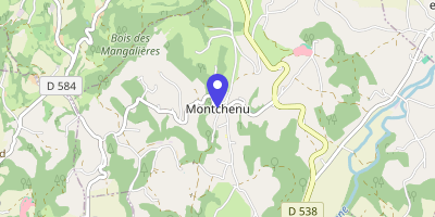 Carte OpenStreetMap — 100 place de la Fontaine, Montchenu
