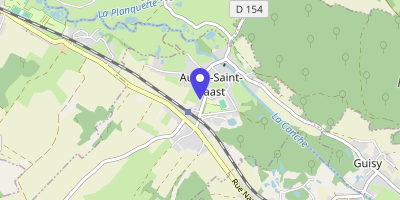 Carte OpenStreetMap — 317 rue du Grand-Pont, Aubin-Saint-Vaast
