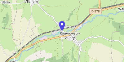 Carte OpenStreetMap — 15 rue des Marronniers, Rouvroy-sur-Audry