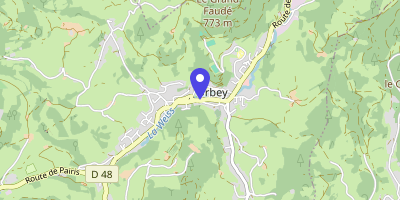 Carte OpenStreetMap — 48 rue Charles-de-Gaulle, Orbey