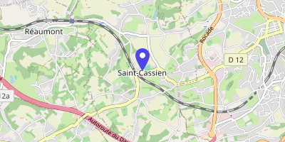 Carte OpenStreetMap — 9 route de Chartreuse, Saint-Cassien