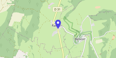 Carte OpenStreetMap — 1 route de Sancey, Rahon