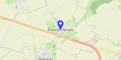 Carte OpenStreetMap — 236 rue de la Mairie, Croix-en-Ternois