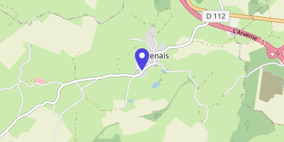 Carte OpenStreetMap — 28 route de Marçais, Orcenais