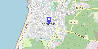 Carte OpenStreetMap — 1 place Saint-Nicolas, Capbreton