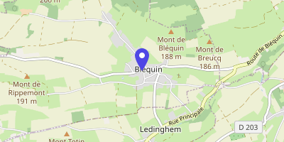 Carte OpenStreetMap — 9 route de Desvres, Bléquin