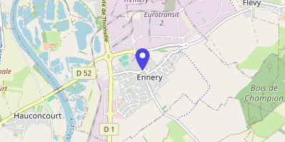Carte OpenStreetMap — 6 place Robert-Schuman, Ennery