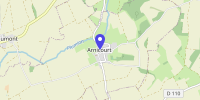 Carte OpenStreetMap — 4 rue de Château, Arnicourt