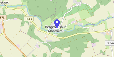 Carte OpenStreetMap — 27 rue du Château, Bergères-sous-Montmirail