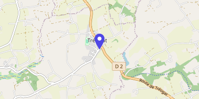 Carte OpenStreetMap — 3 rue de la Mer, Tréogat