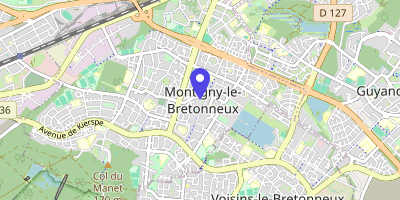 Carte OpenStreetMap — 66 rue de la Mare-aux-Carats, Montigny-le-Bretonneux