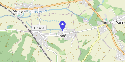 Carte OpenStreetMap — 1 place de la Mairie, Noé