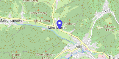 Carte OpenStreetMap — 10 rue de la Libération, Saint-Martin